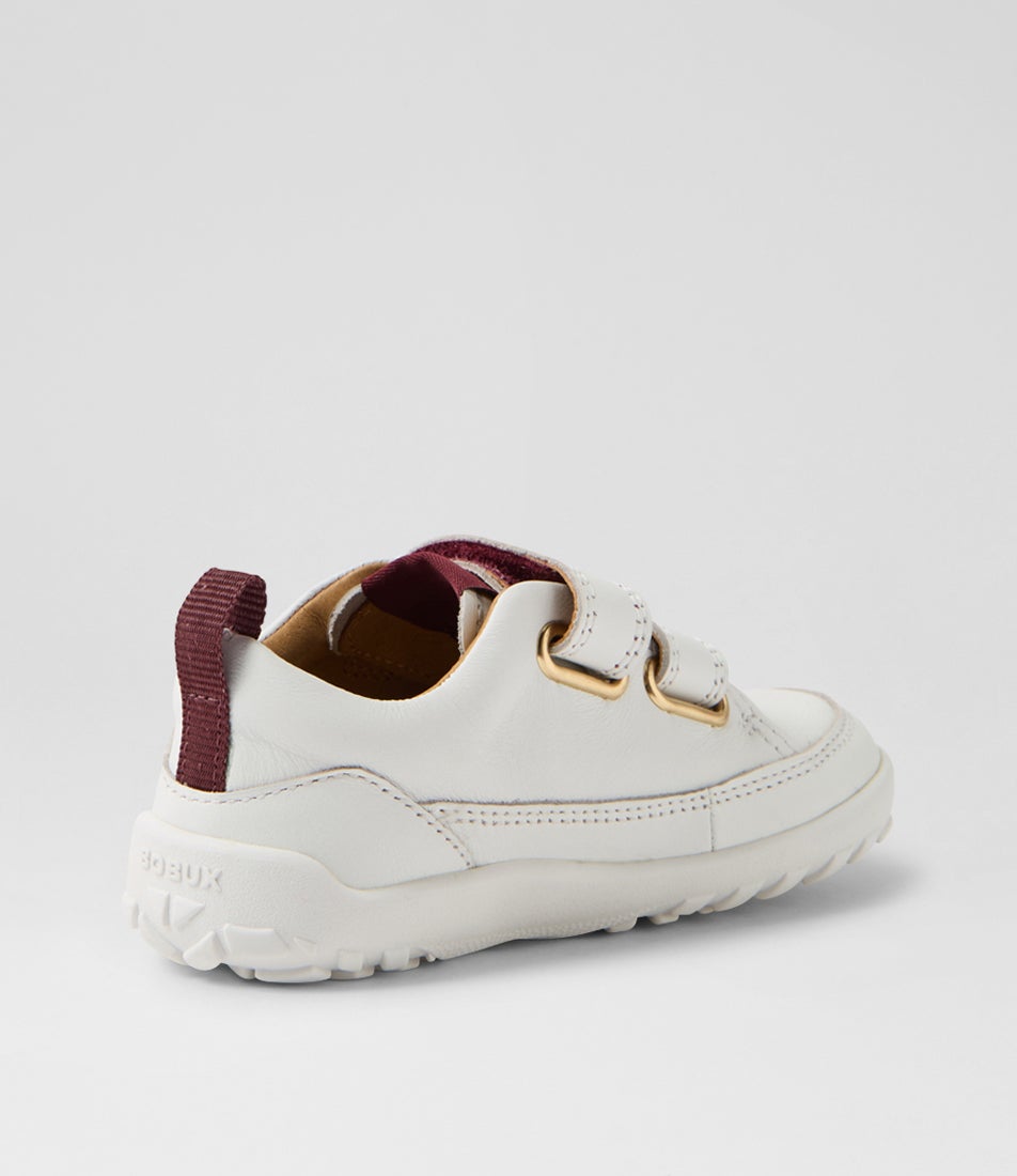 Bobux Iw Dawn White Leather Sneakers