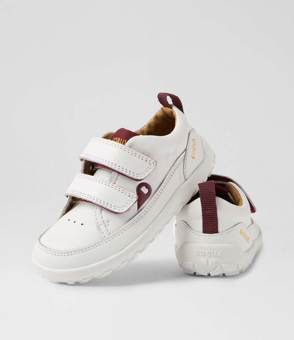 bobux Iw Dawn White Leather Sneakers