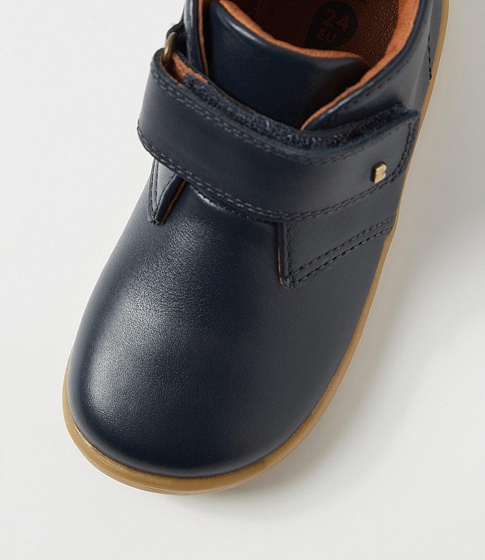 Bobux Iw Desert Toddler Navy Leather Ankle Boots