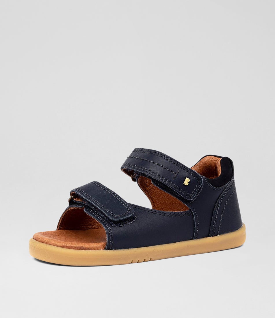 Bobux Iw Driftwood Toddler Navy Leather Sandals