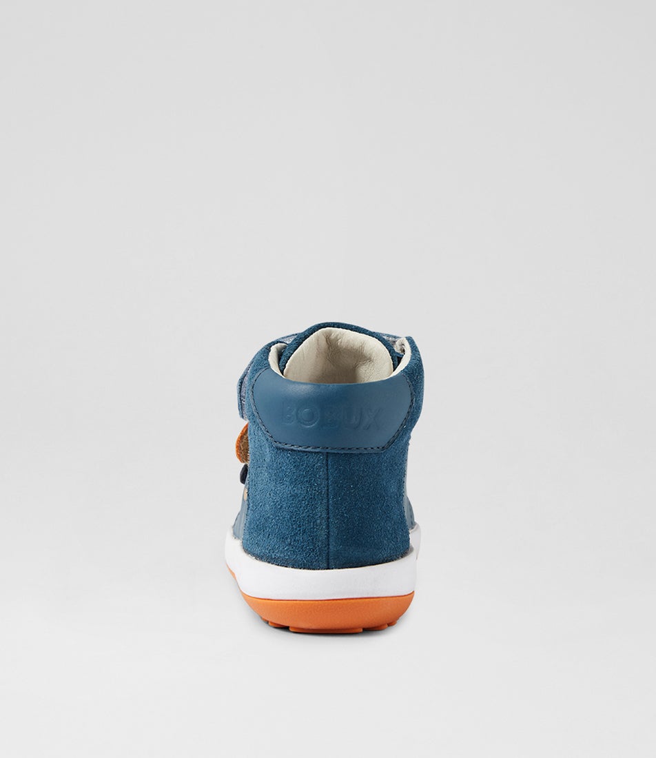 Bobux Iw Gamepoint Tidal Teal Leather Ankle Boots