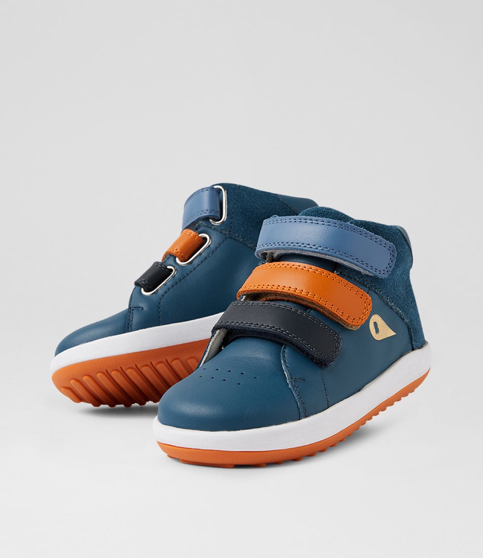 bobux Iw Gamepoint Tidal Teal Leather Ankle Boots