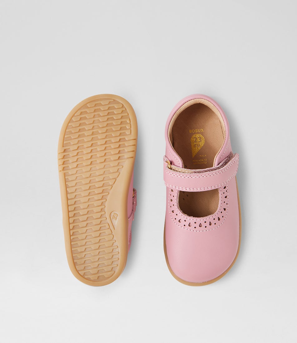 Bobux Iw Lola Toddler Lilas Leather Flat Shoes