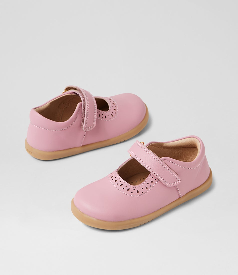 bobux Iw Lola Toddler Lilas Leather Flat Shoes