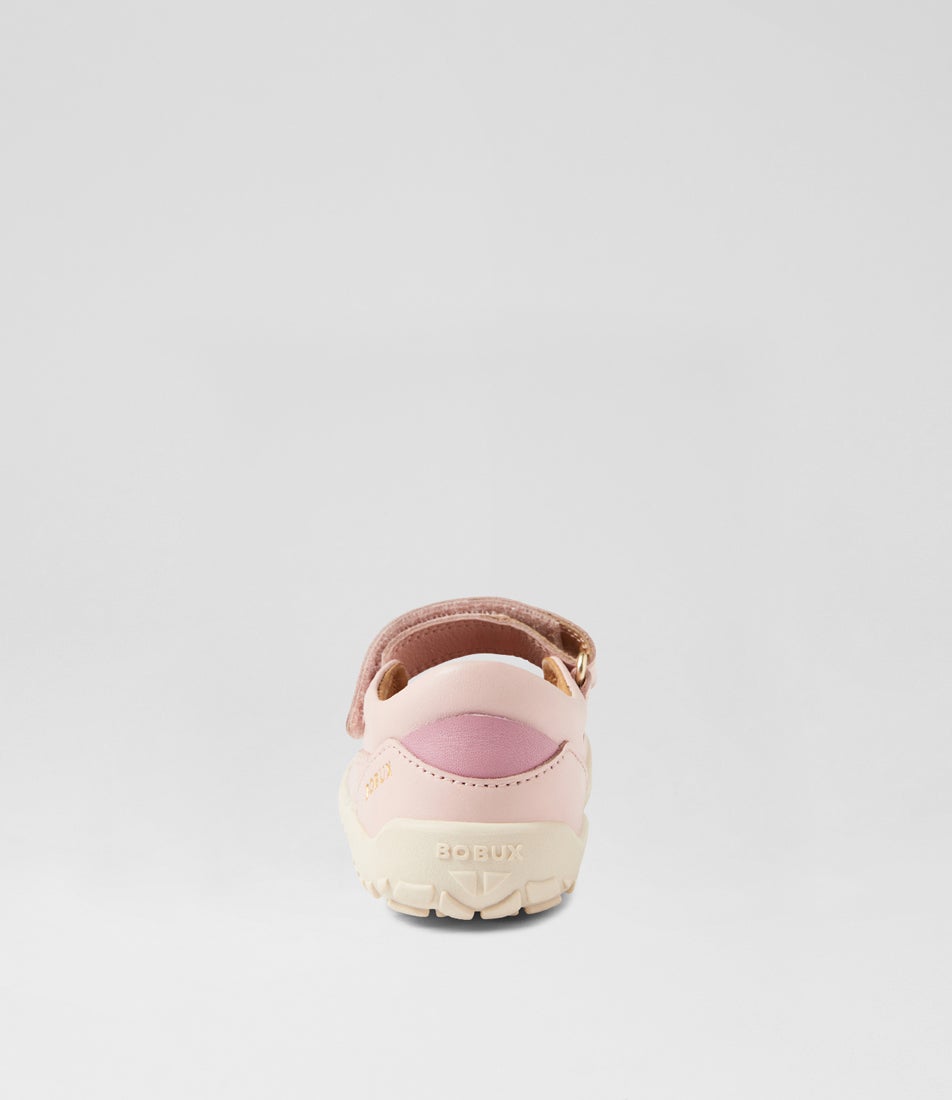 Bobux Iw Lucy Cameo Rose Leather Flat Shoes