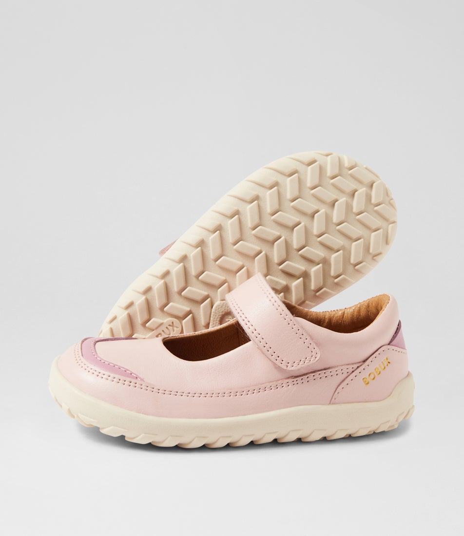 bobux Iw Lucy Cameo Rose Leather Flat Shoes