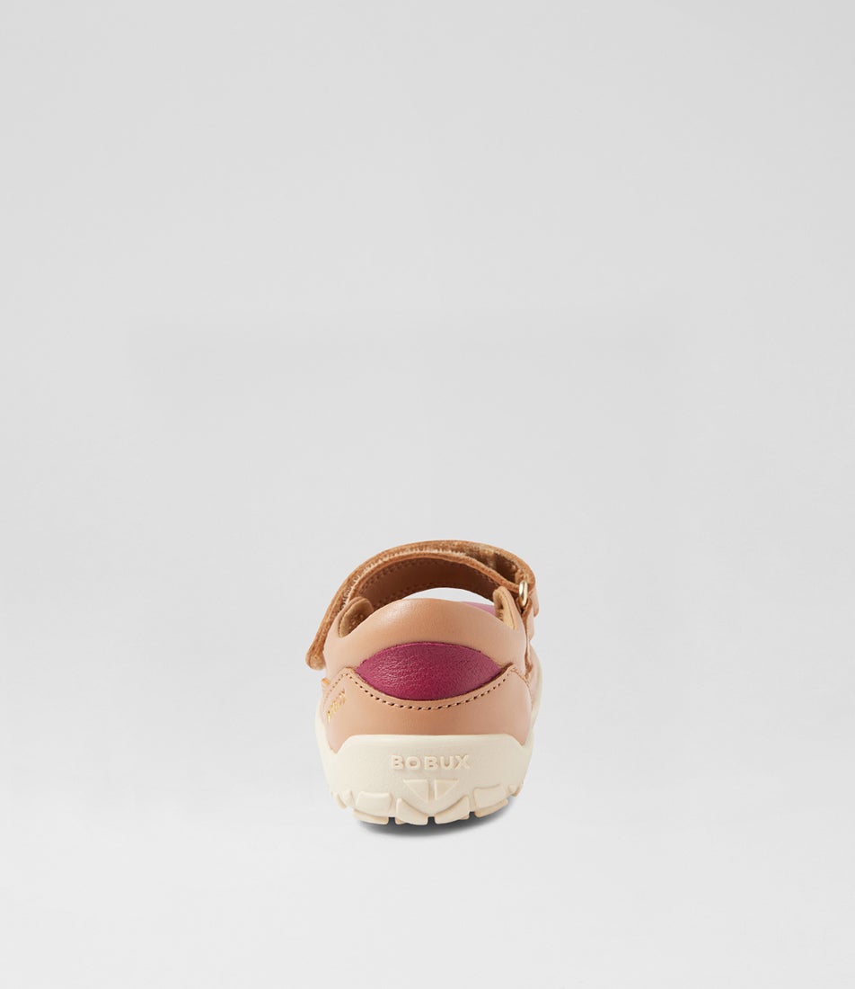 Bobux Iw Lucy Sandstorm Leather Flat Shoes