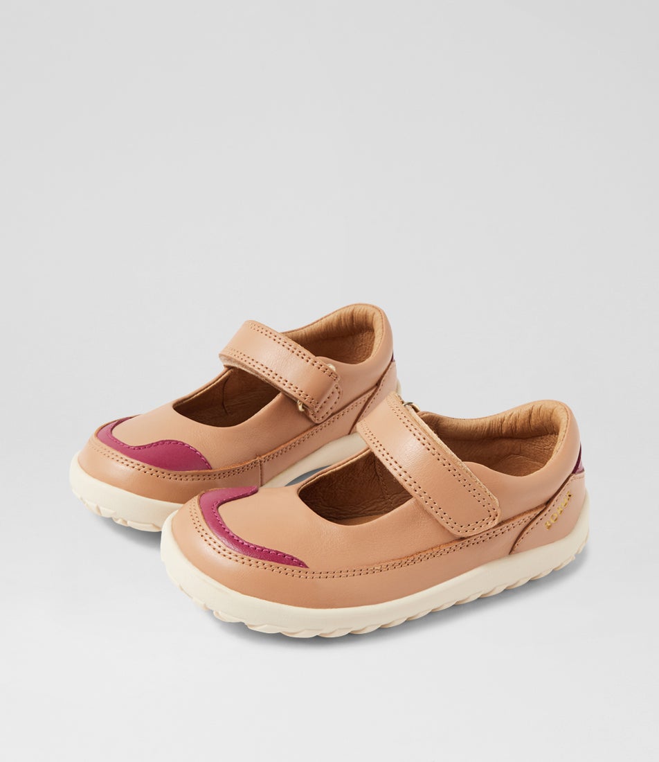 bobux Iw Lucy Sandstorm Leather Flat Shoes
