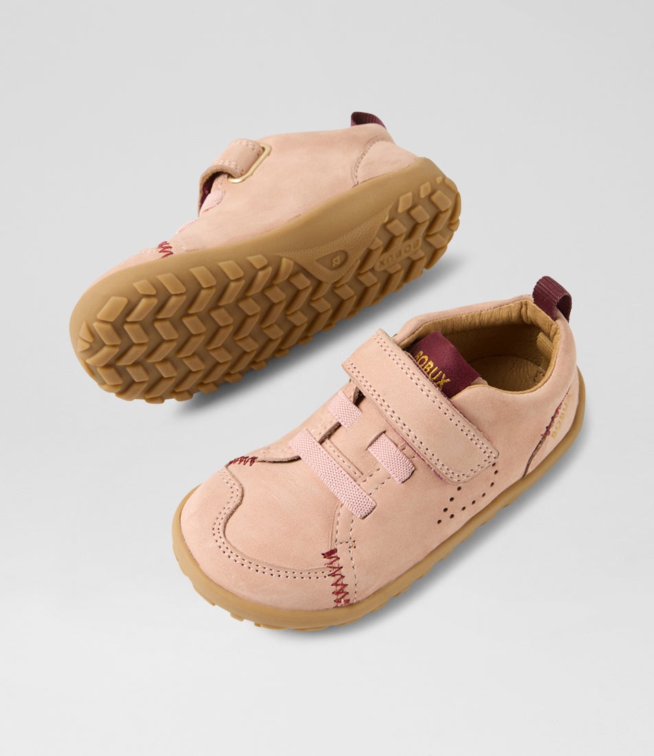Bobux Iw Prime Cameo Rose Nubuck Sneakers