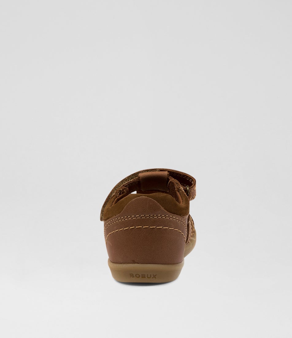 Bobux Iw Roam Toddler Caramel Leather Sandals