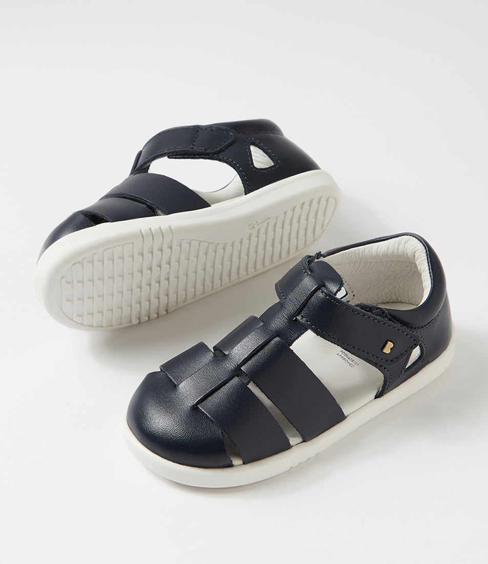 bobux Iw Tidal Toddler Navy Leather Sandals