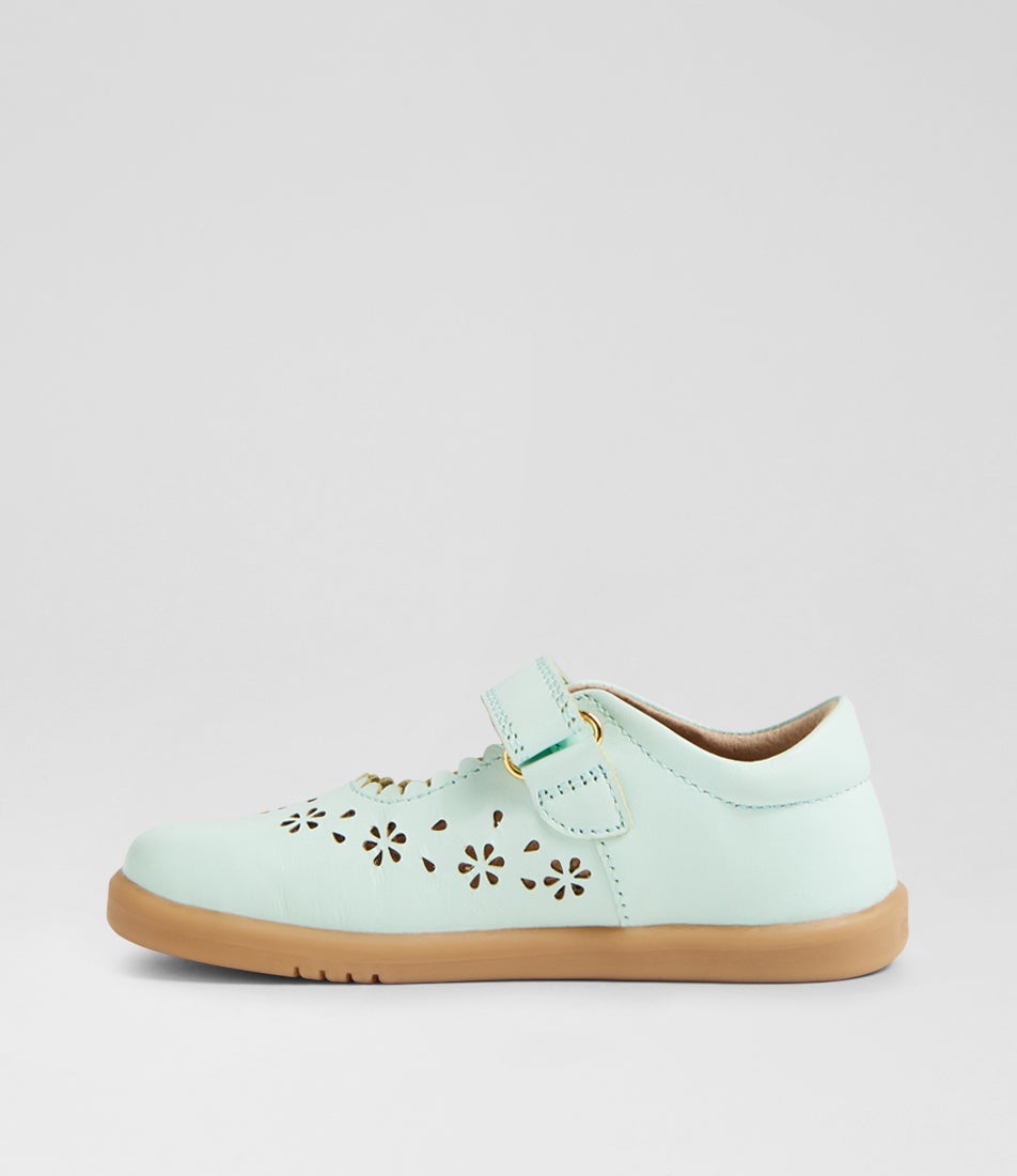 Bobux Iw Tilly Birds Egg Leather Flat Shoes