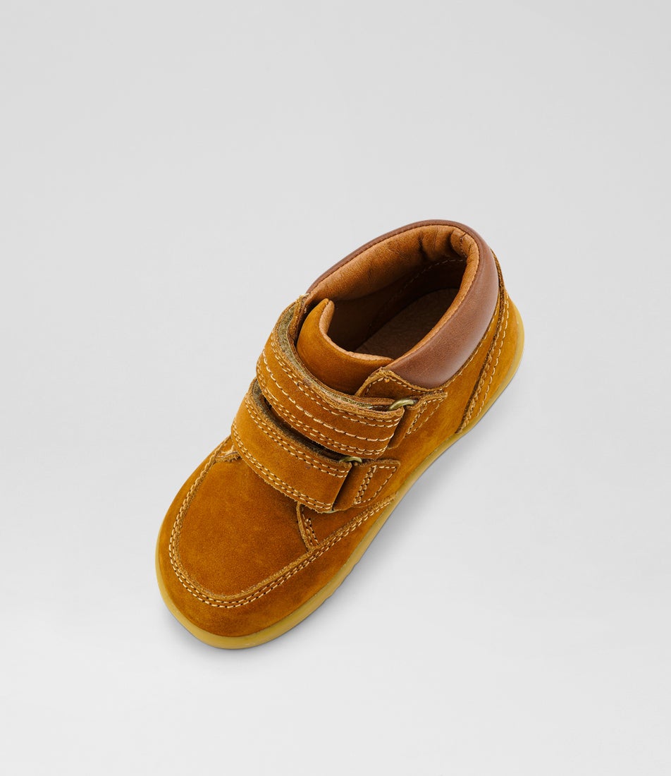 Bobux Iw Timber Toddler Mustard Suede Ankle Boots