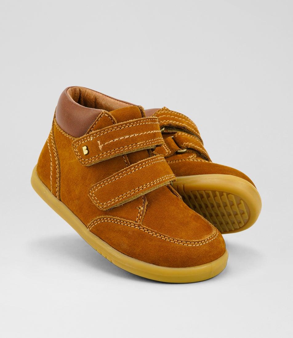 Bobux Iw Timber Toddler Mustard Suede Ankle Boots
