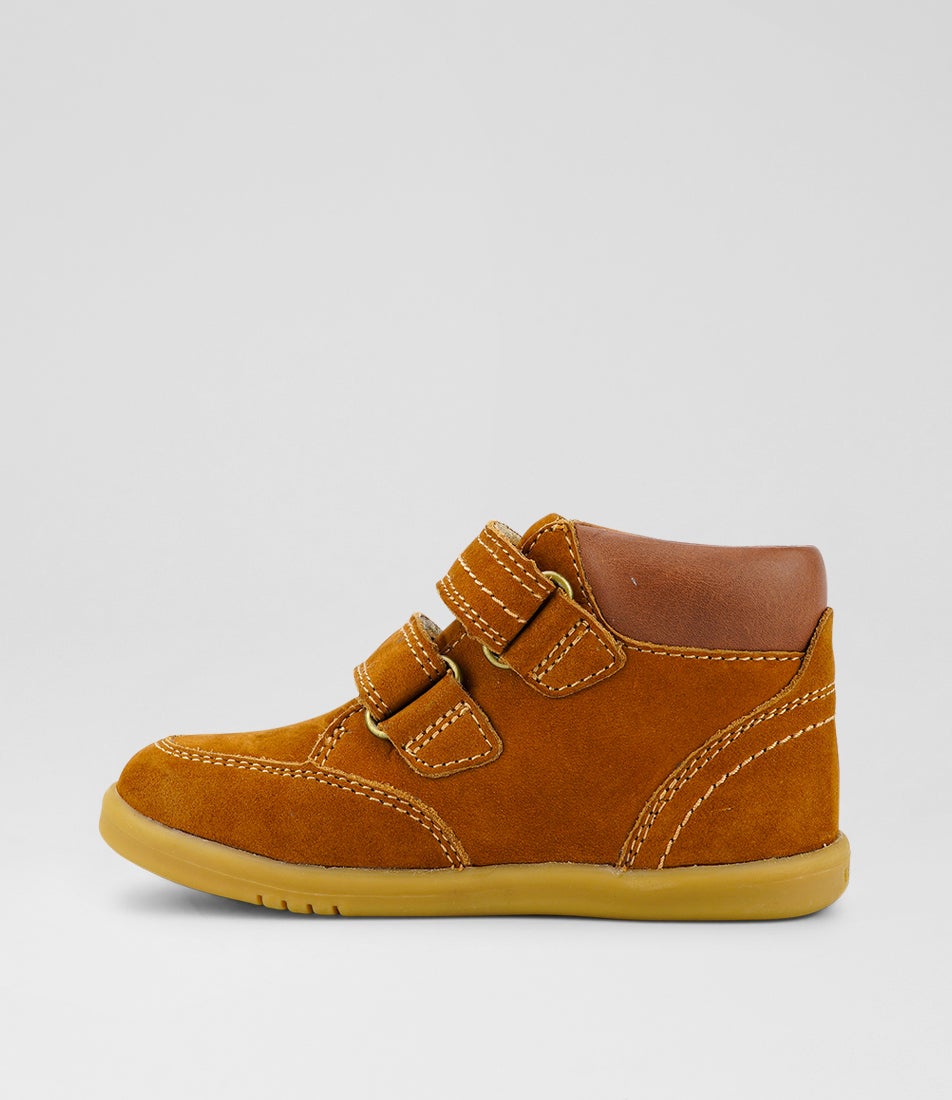 bobux Iw Timber Toddler Mustard Suede Ankle Boots
