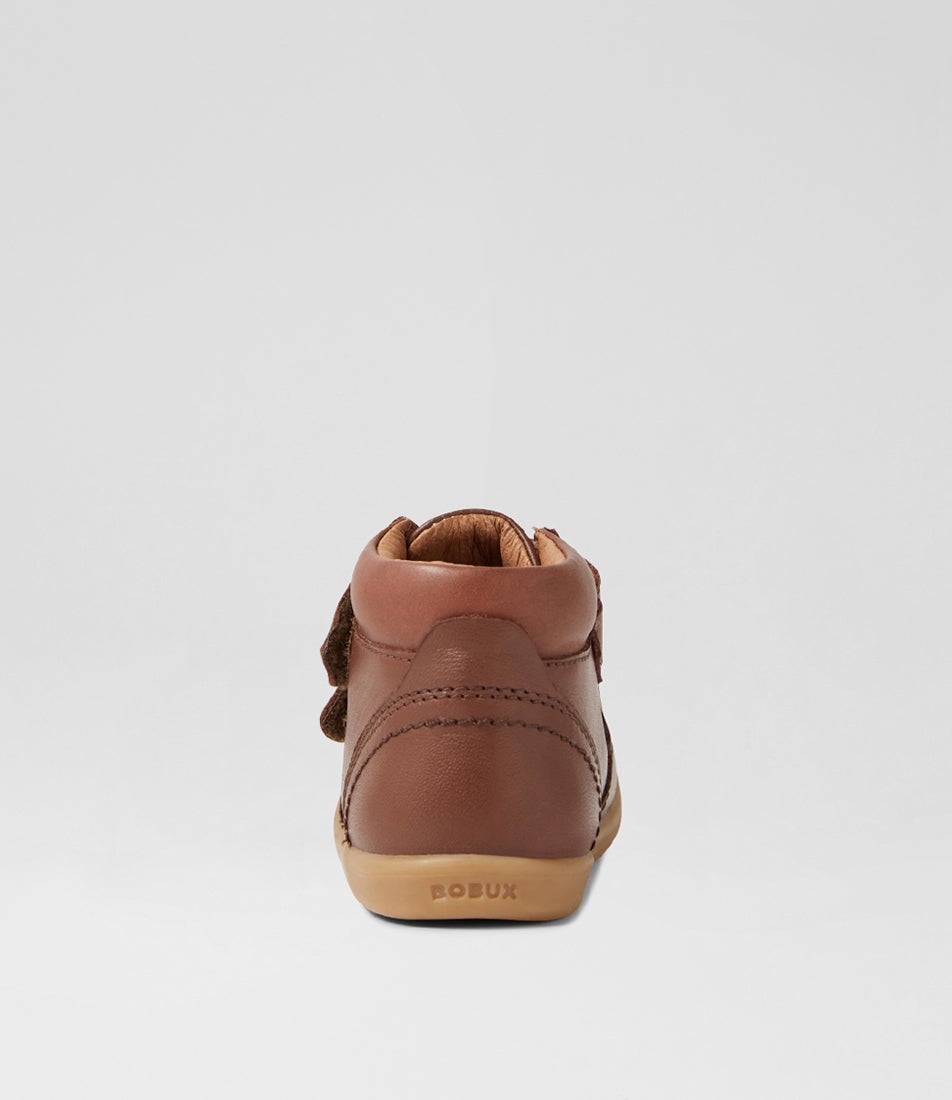 Bobux Iw Timber Toddler Toffee Leather Ankle Boots