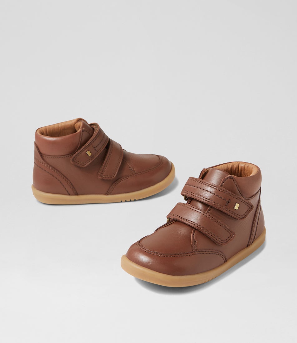 bobux Iw Timber Toddler Toffee Leather Ankle Boots