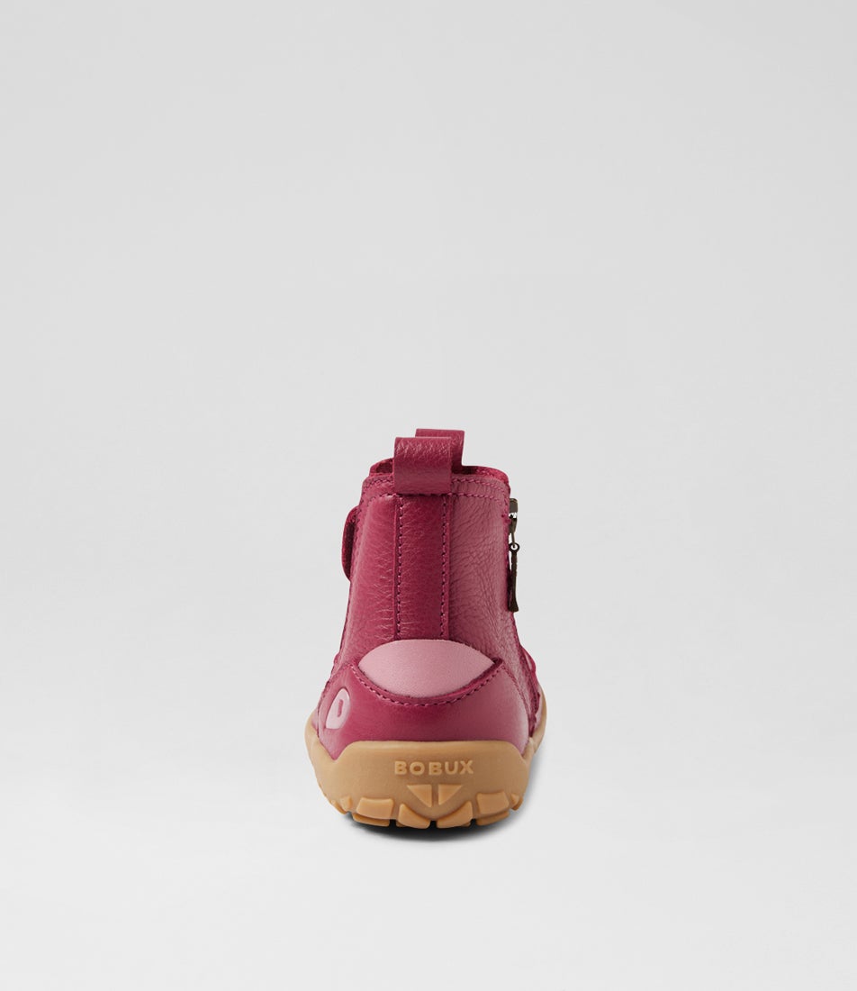 Bobux Iw Trail Beaujolias Leather Ankle Boots