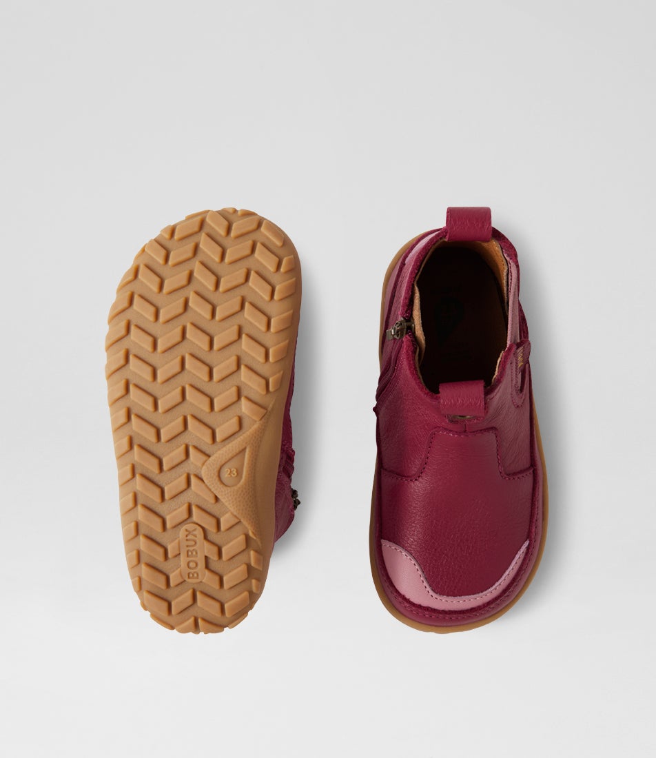 Bobux Iw Trail Beaujolias Leather Ankle Boots