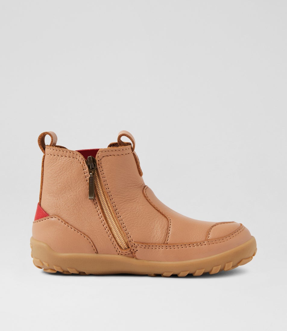Bobux Iw Trail Sandstorm Leather Ankle Boots