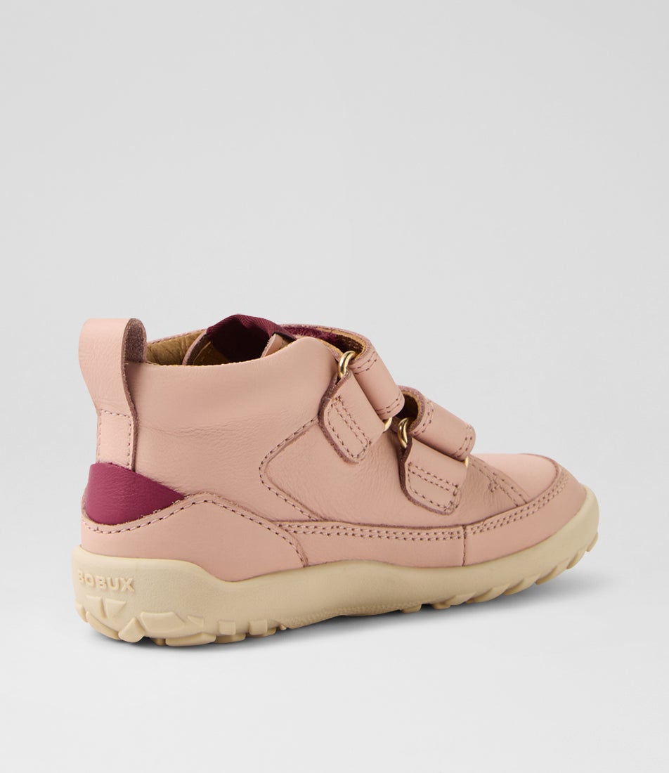 Bobux Iw Trek Cameo Rose Leather Ankle Boots