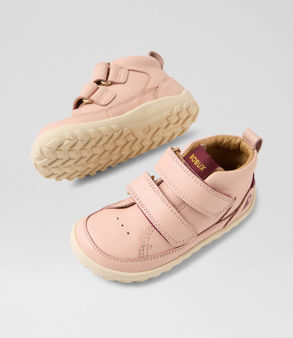 Bobux Iw Trek Cameo Rose Leather Ankle Boots