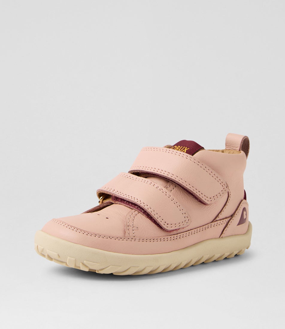 Bobux Iw Trek Cameo Rose Leather Ankle Boots