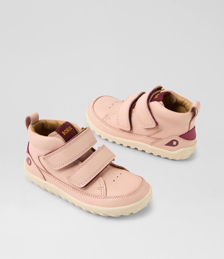 bobux Iw Trek Cameo Rose Leather Ankle Boots