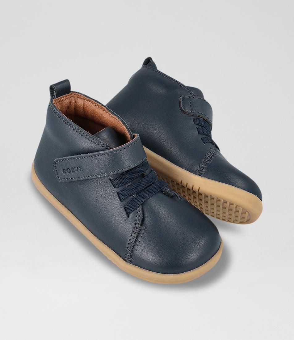 Bobux Iw Voyager Navy Leather Ankle Boots