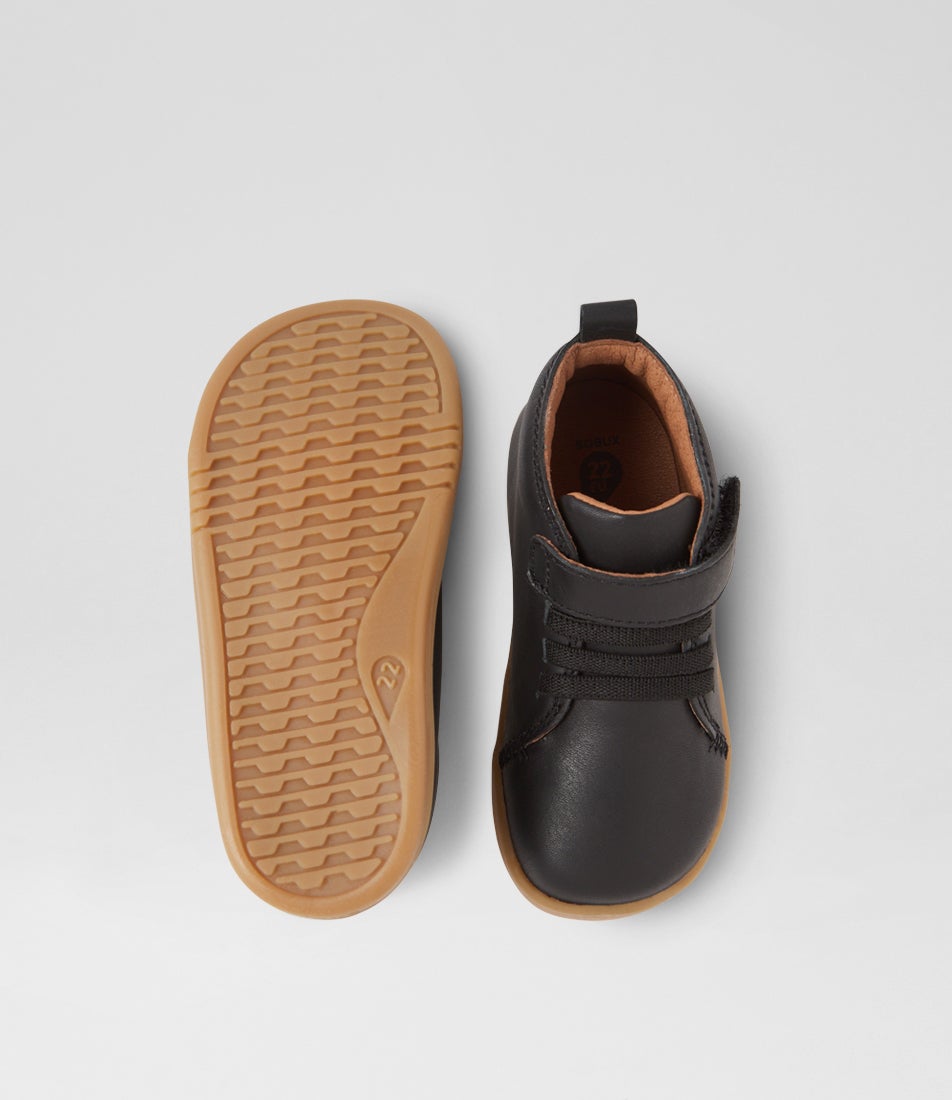 Bobux Iw Voyager Toddler Black Leather Ankle Boots