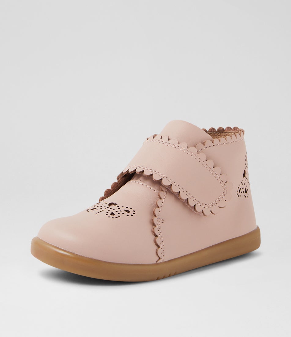 Bobux Iw Willow Cameo Rose Leather Ankle Boots