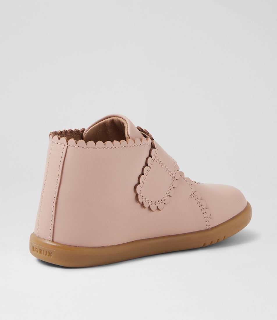 Bobux Iw Willow Cameo Rose Leather Ankle Boots