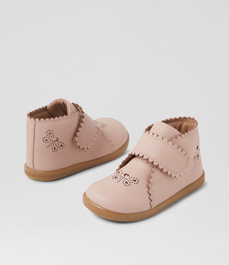 bobux Iw Willow Cameo Rose Leather Ankle Boots