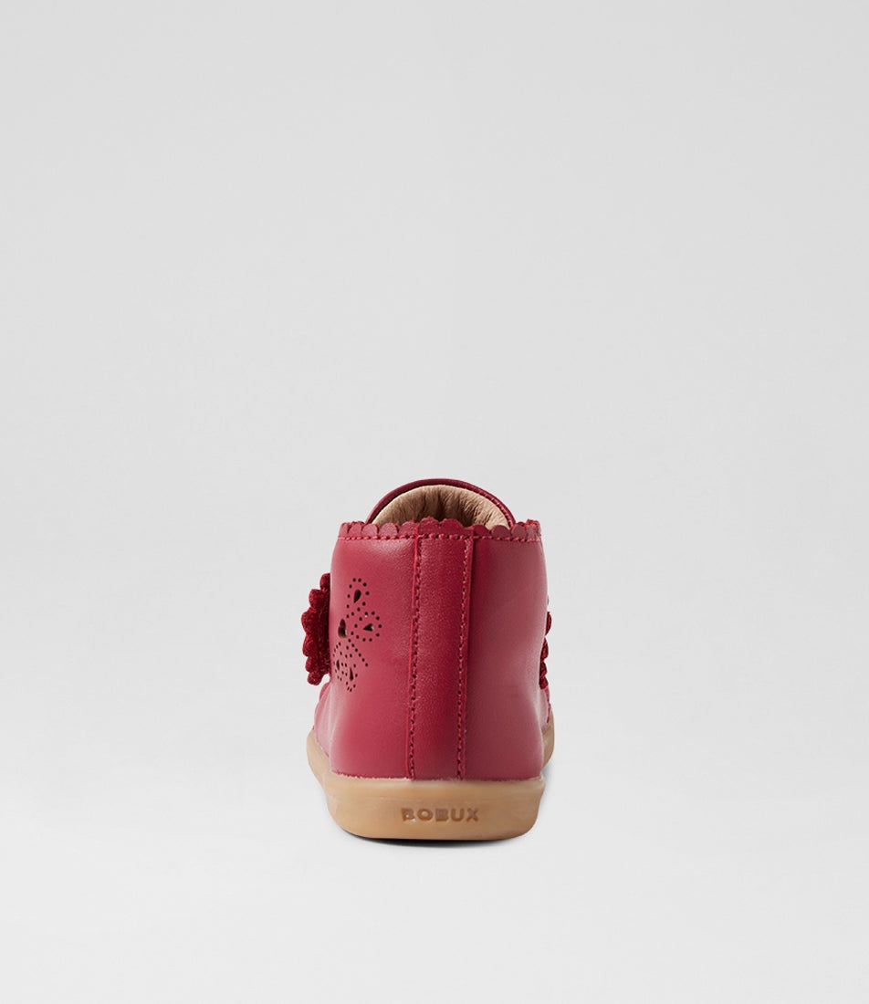 Bobux Iw Willow Tibitan Red Leather Ankle Boots