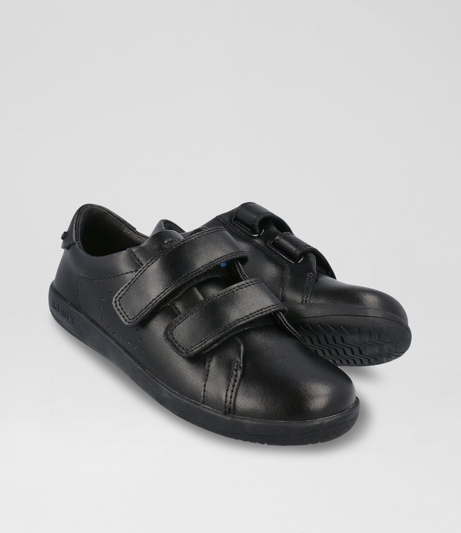 Bobux Kp Bound Black Leather Flat Shoes