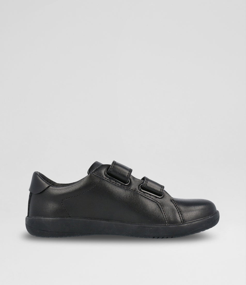 Bobux Kp Bound Black Leather Flat Shoes