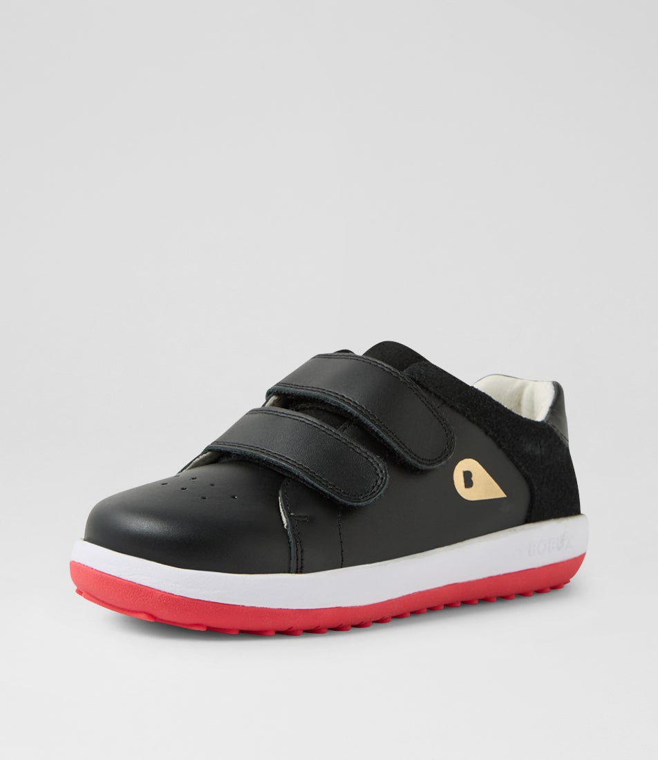 Bobux Kp Breakpoint Junior Black Leather Sneakers