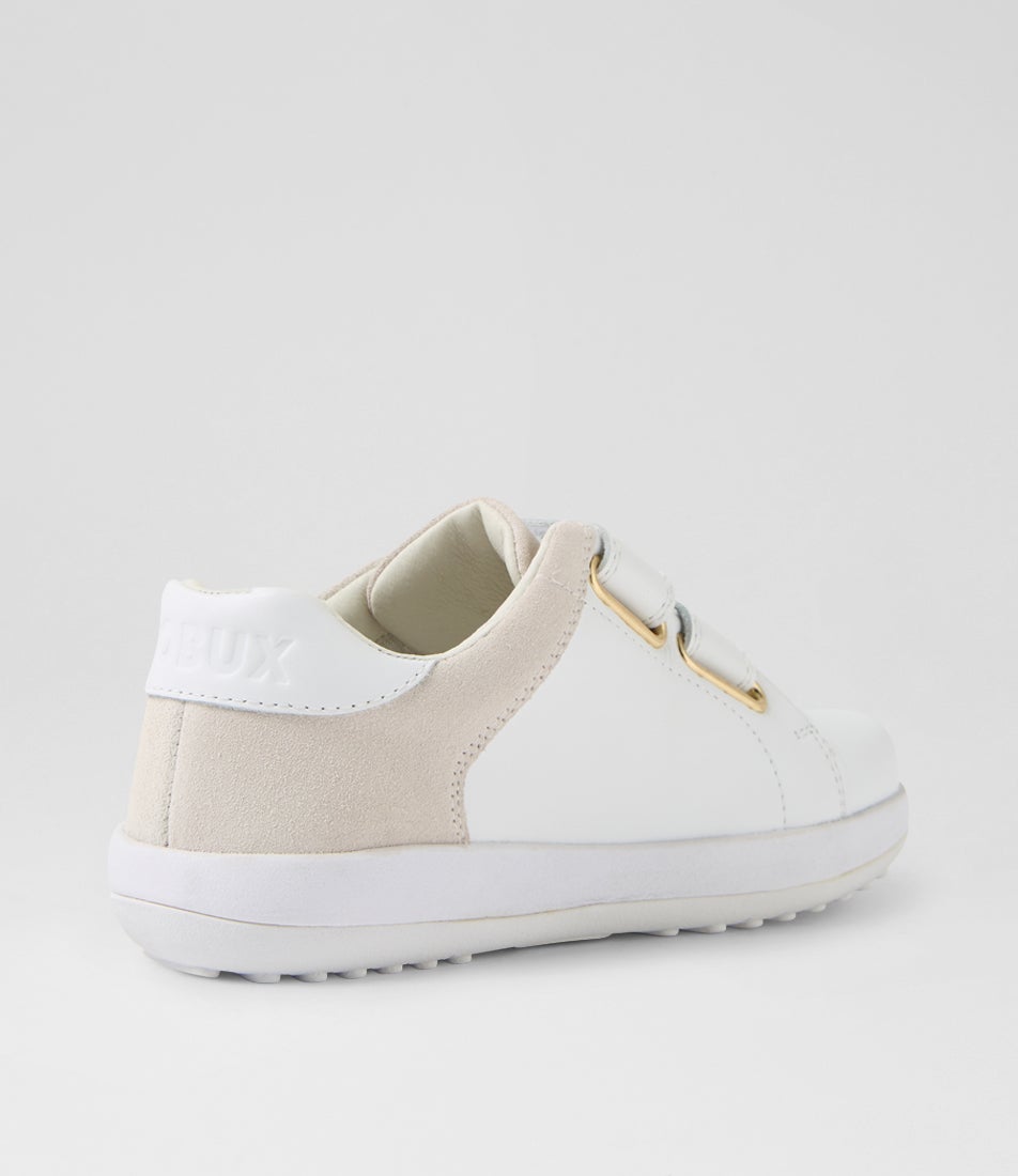 Bobux Kp Breakpoint Junior White Leather Sneakers