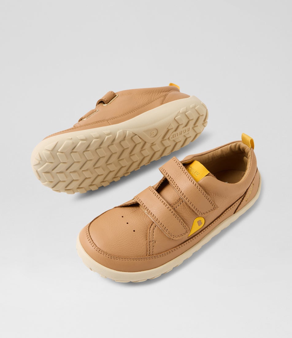 Bobux Kp Dawn Sandstorm Leather Sneakers