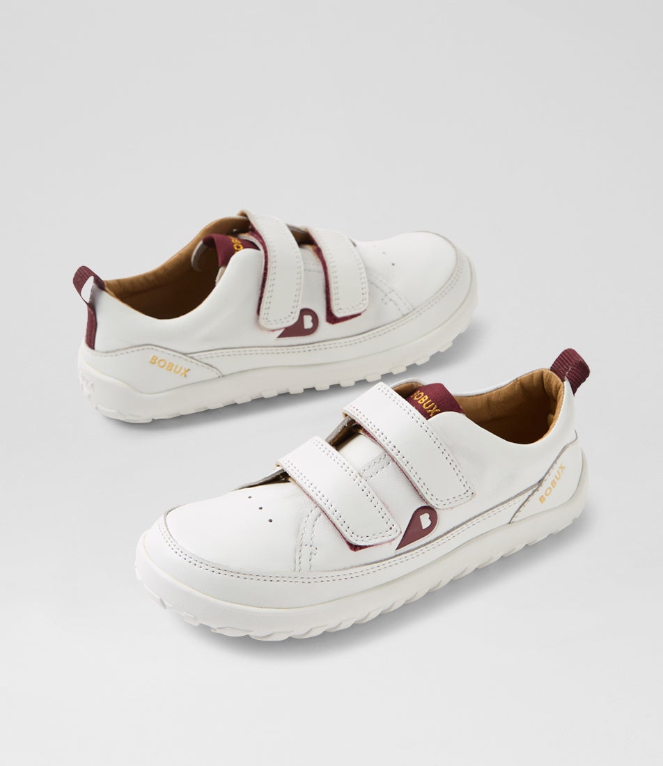 bobux Kp Dawn White Leather Sneakers