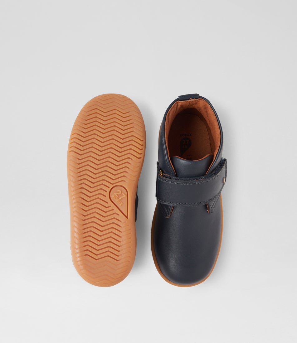 Bobux Kp Desert Junior Navy Leather Ankle Boots