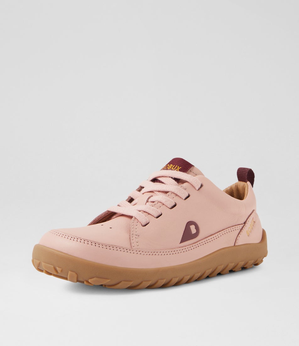 Bobux Kp Evo Cameo Rose Leather Sneakers