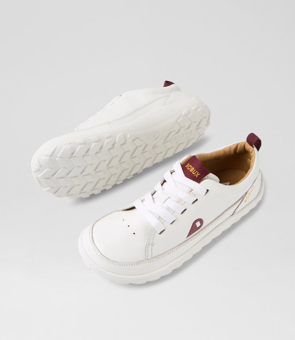 Bobux Kp Evo White Leather Sneakers