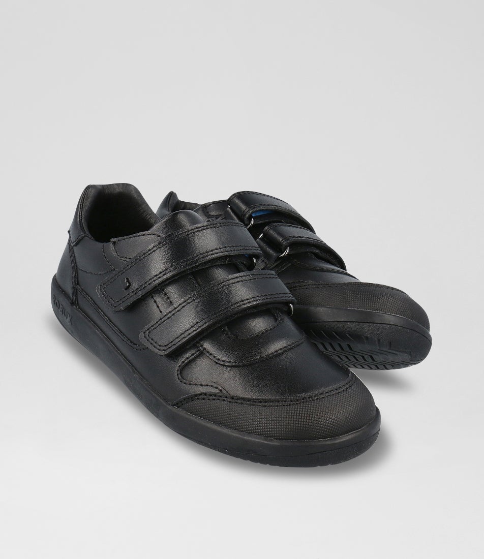 Bobux Kp Hero Black Leather Flat Shoes