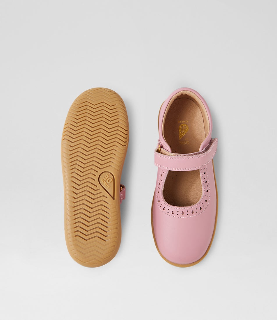 Bobux Kp Lola Lilas Leather Flat Shoes