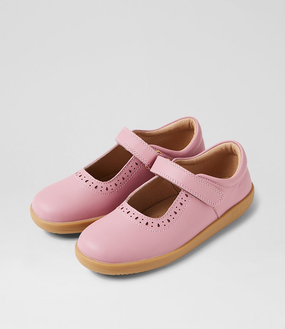 bobux Kp Lola Lilas Leather Flat Shoes