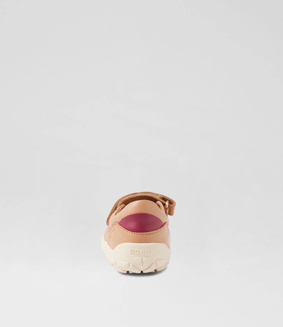 Bobux Kp Lucy Sandstorm Leather Flat Shoes