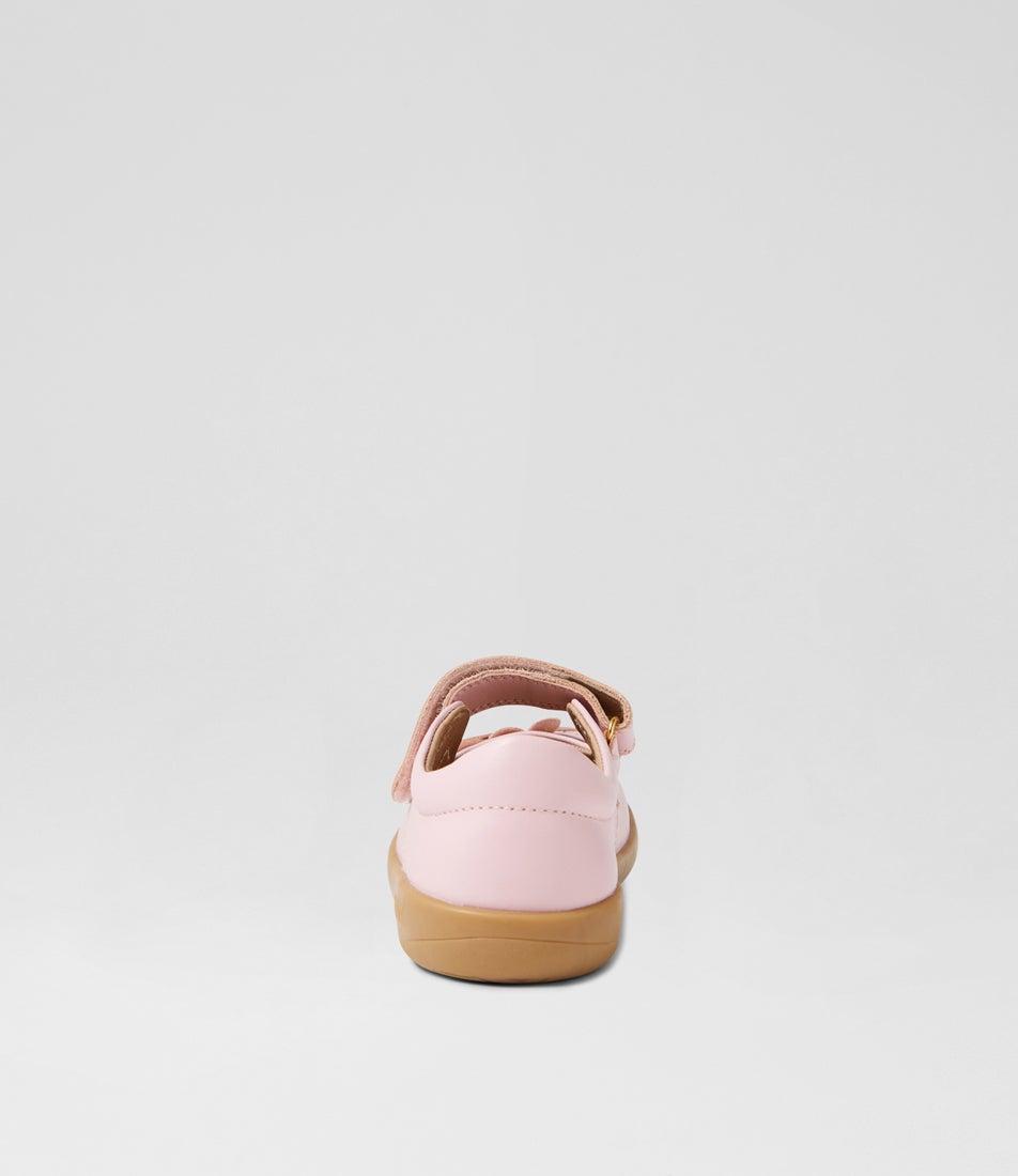Bobux Kp Pixie Parfait Pink Leather Flat Shoes