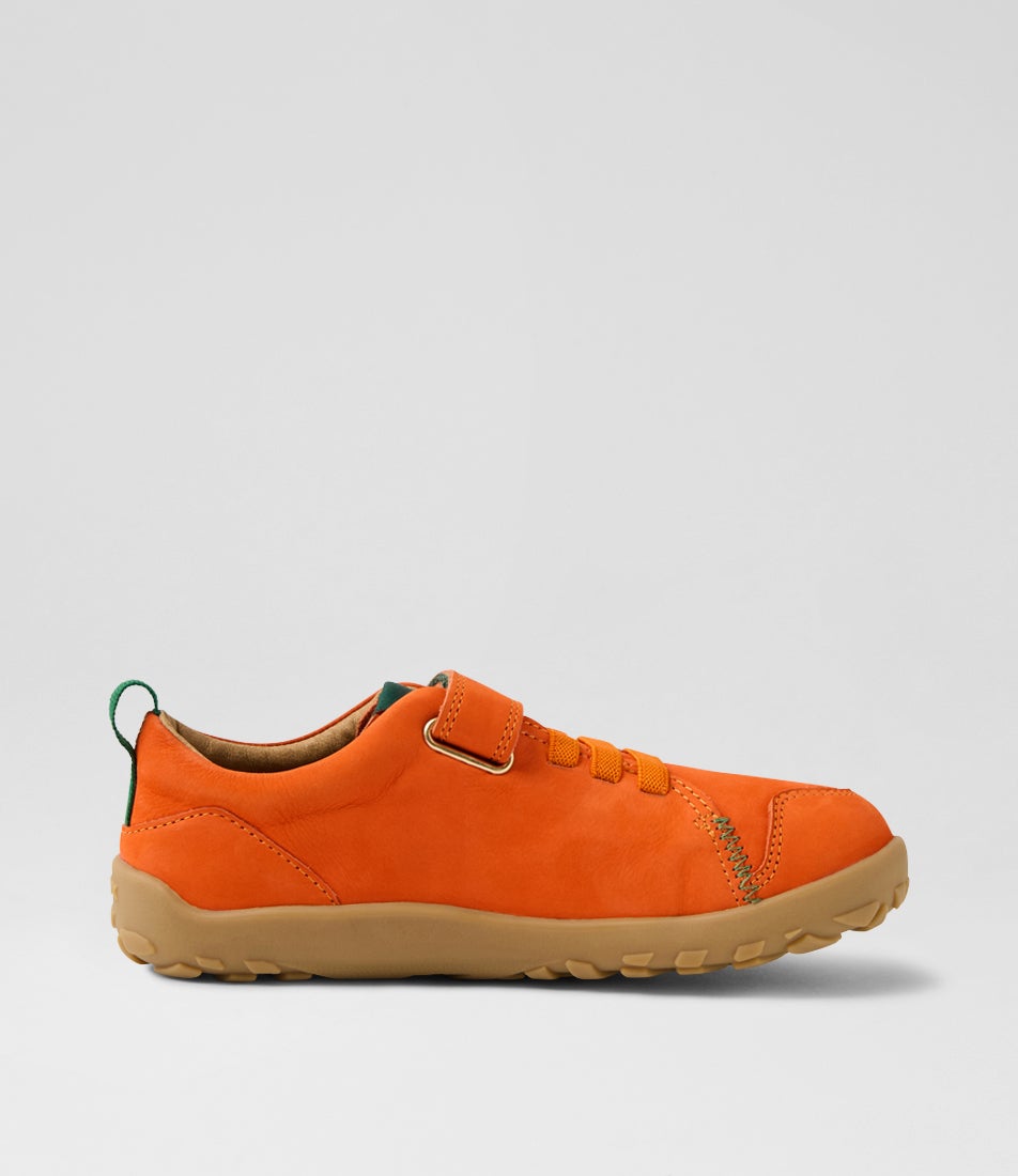 Bobux Kp Prime Tangerine Nubuck Sneakers