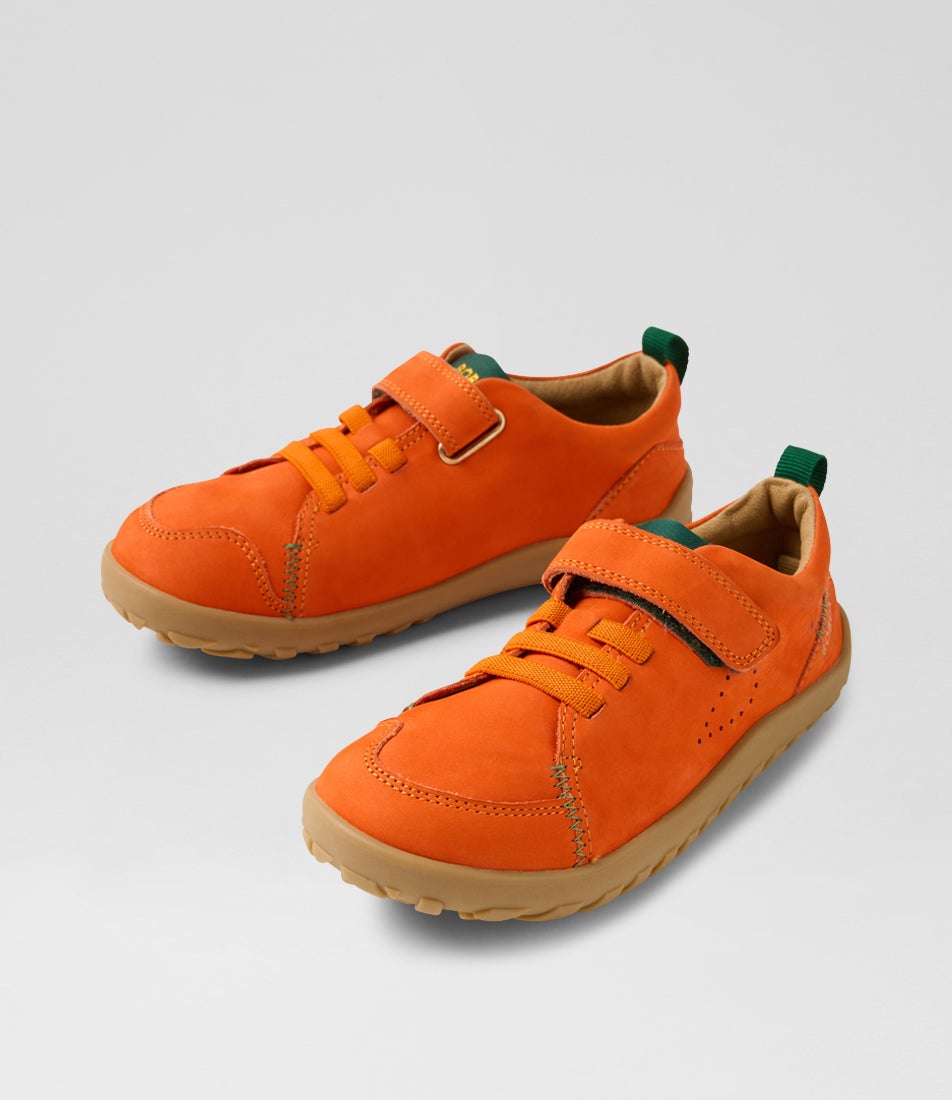 bobux Kp Prime Tangerine Nubuck Sneakers